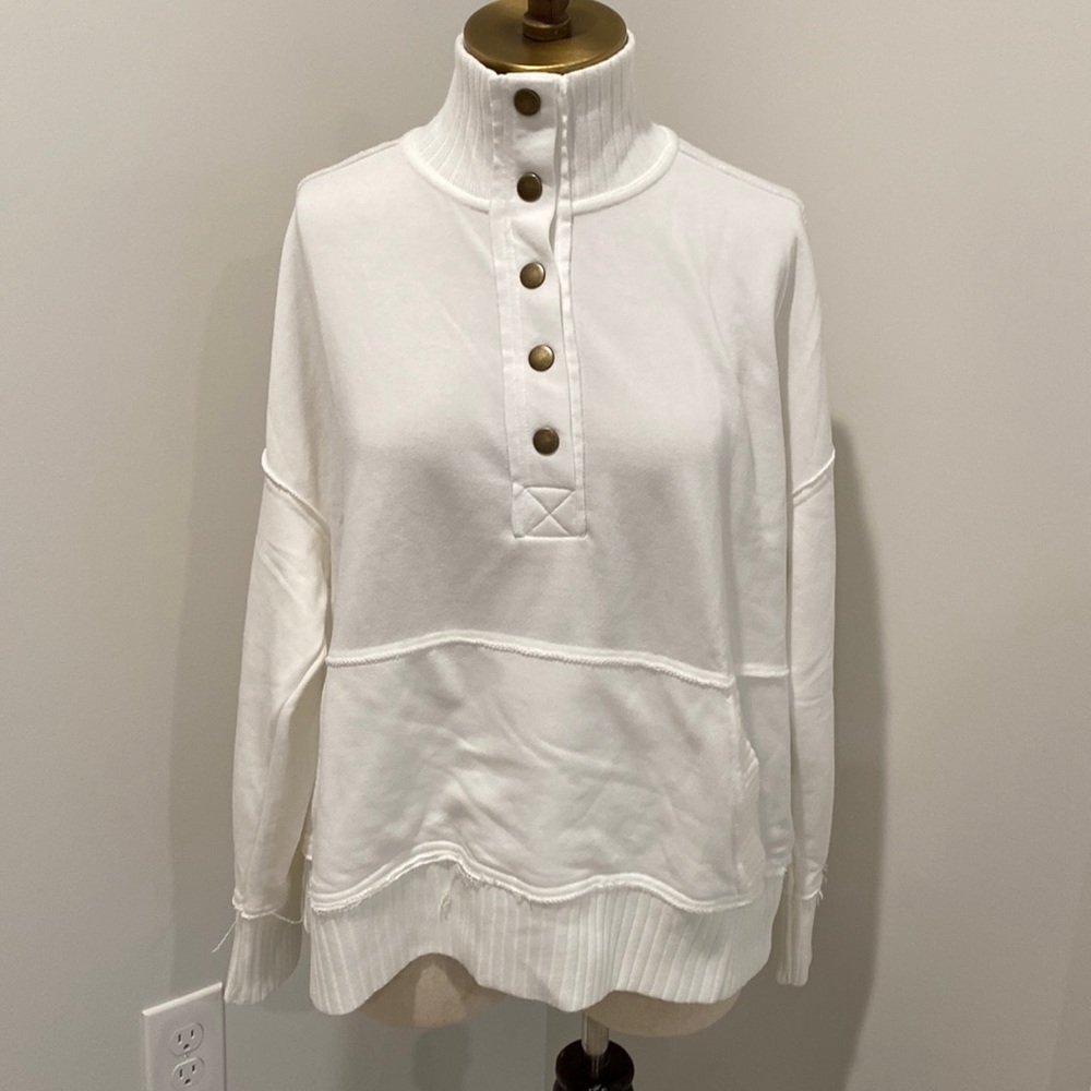 Pink Lily Henley Pullover